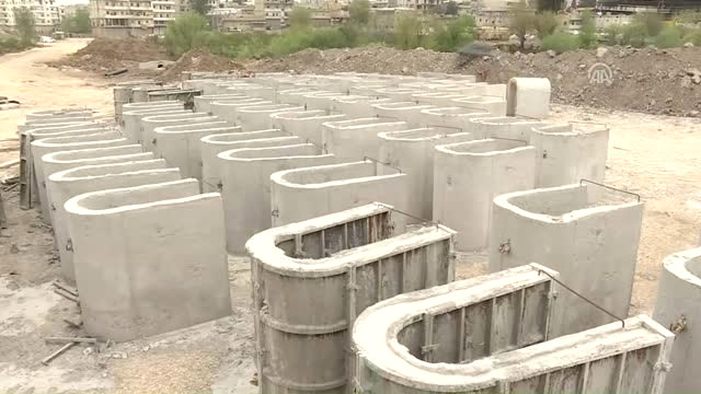 Afrin’de Teröristlerin Beton Fabrikası Bulundu