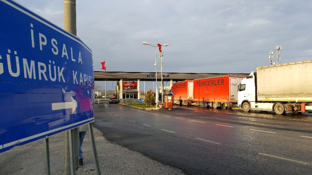 İpsala Gümrük Kapısı’nda Tır Kuyruğu