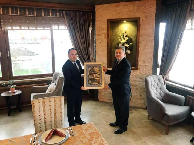 Makedonya Cumhurbaşkanı İvanov, Mudanya Kaymakamlığında