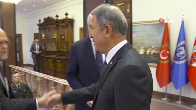 Bakan Akar, ABD’nin Suriye Özel Temsilcisi Jeffrey ile Görüştü