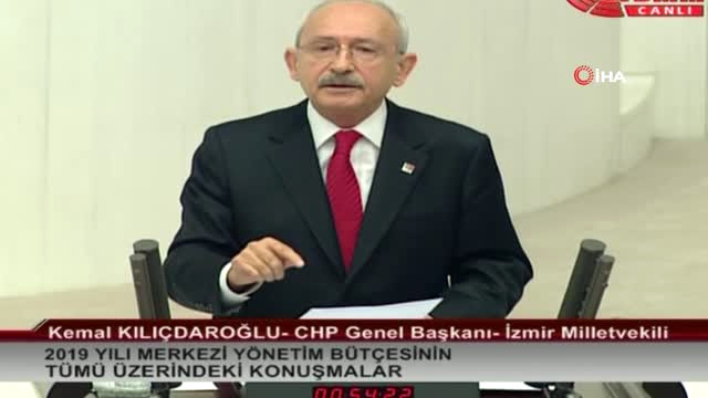 CHP Genel Başkanı Kılıçdaroğlu: ‘1 Ocak 2019’dan İtibaren CHP’li Belediyelerin Olduğu Bütün…