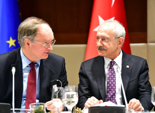 CHP Lideri Kılıçdaroğlu, AB Büyükelçileriyle Bir Araya Geldi