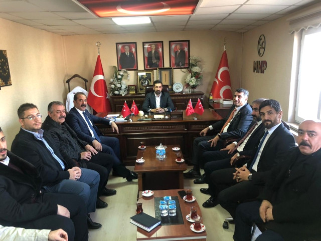 CHP’li Erol’dan, MHP ve AK Parti’ye Ziyaret