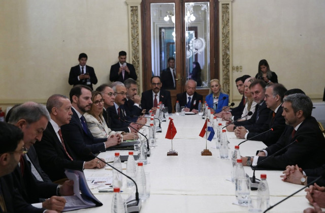 Cumhurbaşkanı Erdoğan, Paraguay Devlet Başkanı Benitez ile Görüştü