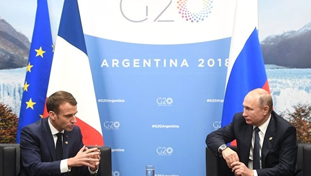 Putin, G20 Liderler Zirvesi’nde Macron ile Görüştü