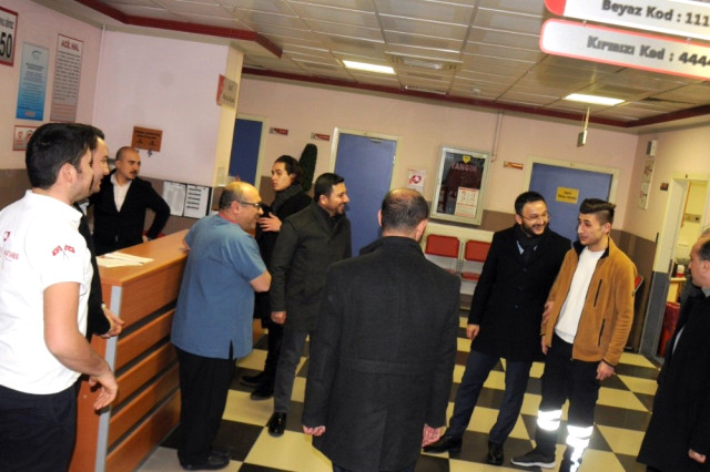 Yanar ve Arı Yeni Yıl Ziyaretlerinde Bulundu