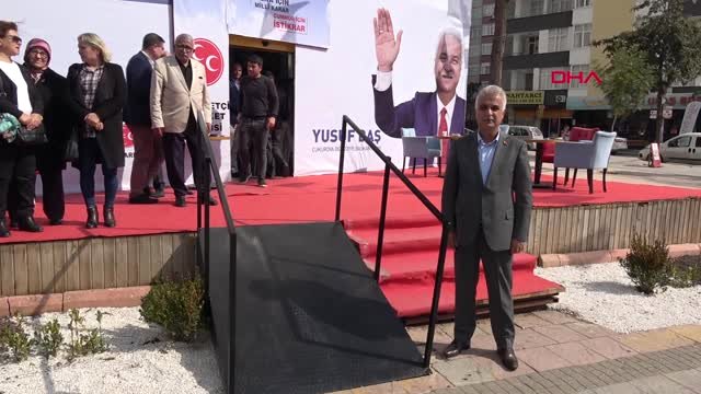 Adana Seçim Bürosuna Engelli Rampası