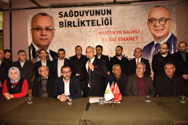 Cumhur İttifakı Salihli’de Tam Kadro Sahaya İndi