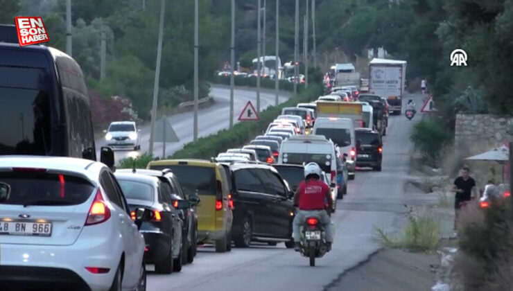 Bodrum’da bayram yoğunluğu yaşanıyor