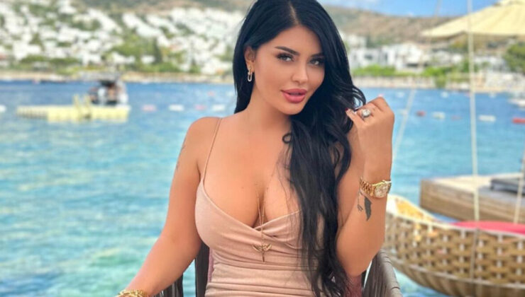 Ebru Polat, üstün küçüğüyle poz verdi