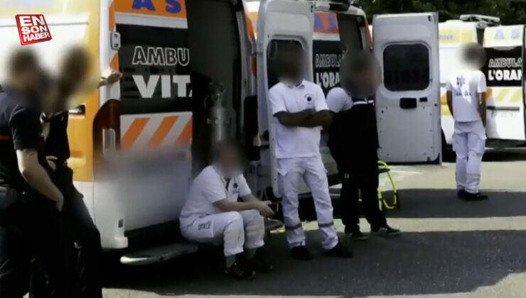 Fransa’da acil serviste yer bulamayan hastalar otoparkta tedavi görüyor