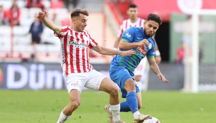 Antalyaspor ile Rizespor golsüz berabere kaldı
