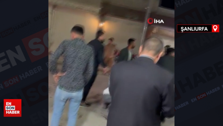 Şanlıurfa’da müşteriler ile dükkan sahibinin yakınları ortasında bıçaklı arbede
