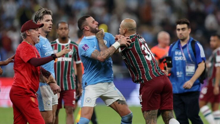 Felipe Melo tekrar olay çıkardı! Kulüpler Dünya Kupası Final’inde Kyle Walker ile hengame etti