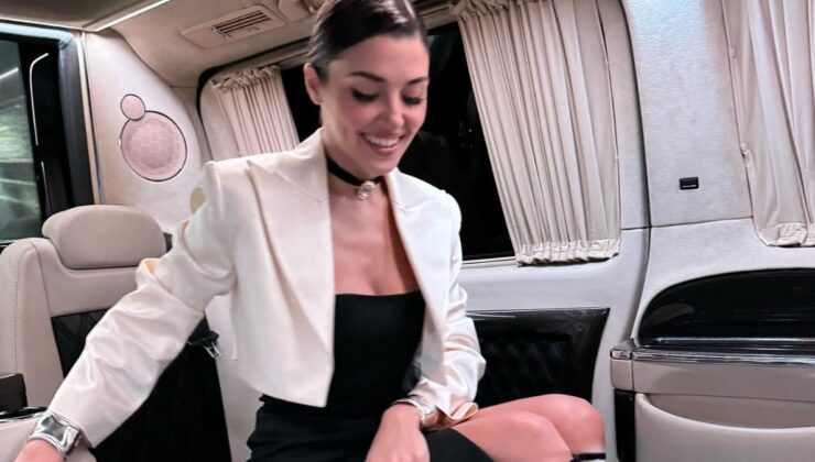 Hande Erçel’den toplumsal medyayı sallayan minibüs pozları
