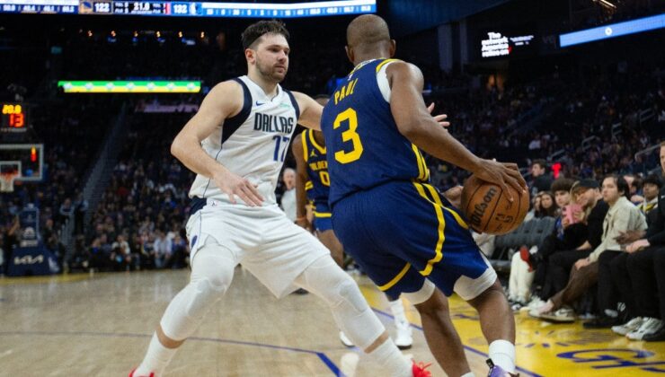 Dallas Mavericks, Luka Doncic’in yıldızlaştığı maçta Golden State Warriors’ı yendi