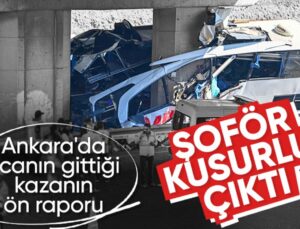 Ankara’da 9 kişinin öldüğü otobüs kazasına ait ön rapor tamamlandı