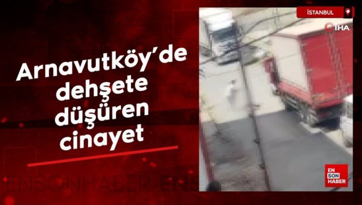 Arnavutköy’de cinayet: Sokak ortasında eşini öldürdü