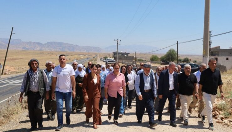 DEM Partili Nevruz Uysal Aslan terörist cenazesine katıldı: Türkiye’yi gaye alan tabirler kullandı