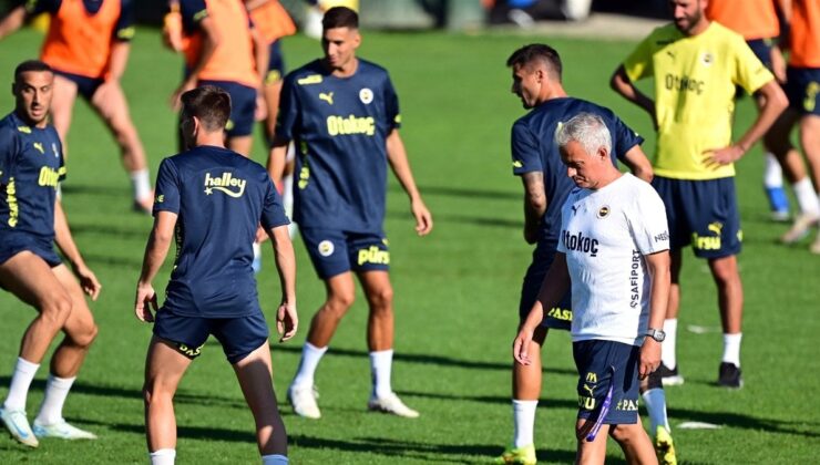 Fenerbahçe, Lille maçının hazırlıklarını noktaladı