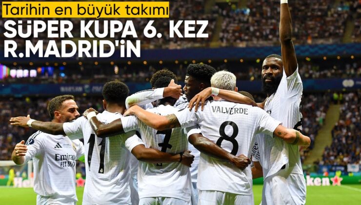 Real Madrid, Atalanta’yı yenerek UEFA Harika Kupa’nın sahibi oldu