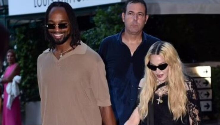 Yeni sevgilisi 37 yaş küçük! Madonna sevgilisi Akeem Morris ile görüntülendi