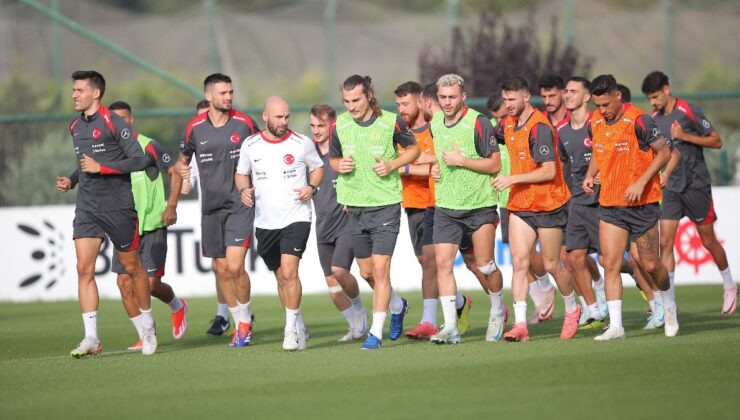 A Ulusal Grup, Galler maçı hazırlıklarını sürdürdü