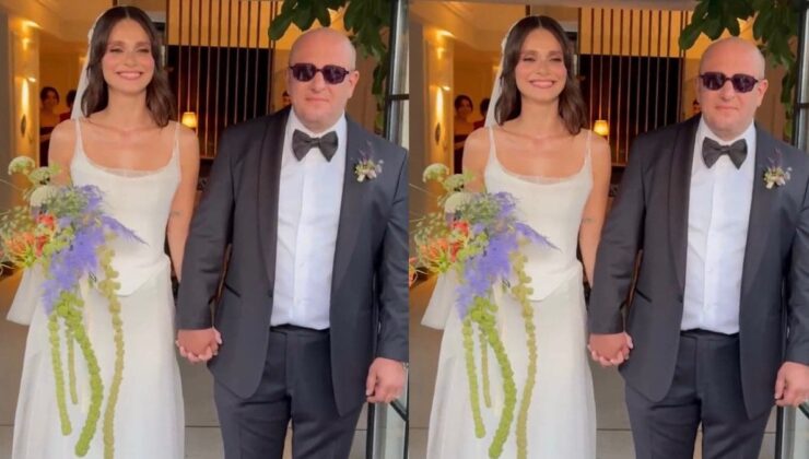 Daima erteleniyordu! Serkan Keskin ile Meriç Aral evlendi