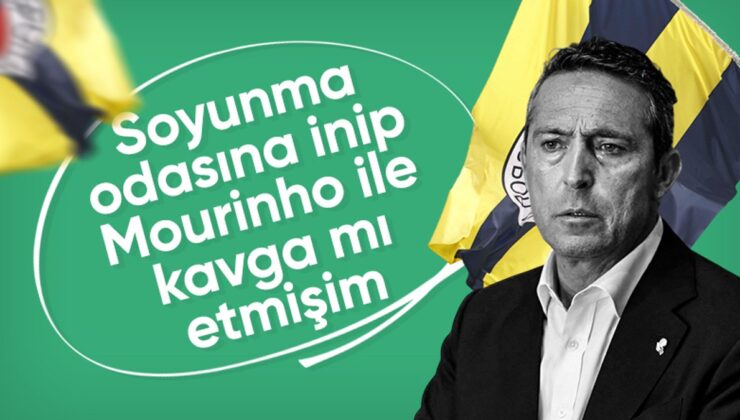 Fenerbahçe’den Ali Koç ile Jose Mourinho’nun gerginlik yaşadığı tezine açıklama geldi