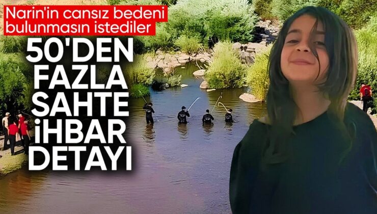 Narin cinayetinde şok ayrıntı: Akrabaları 50 geçersiz ihbar vermiş