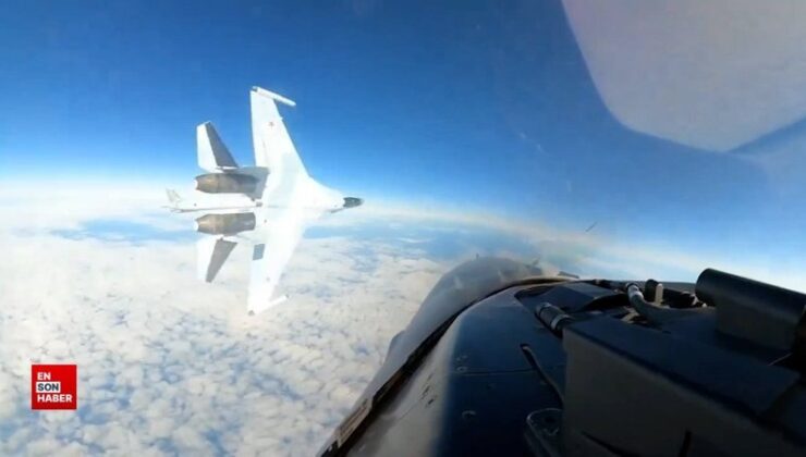 Rus ve ABD savaş uçakları ortasında havada tehlikeli yakınlaşma