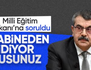 Yusuf Tekin’den Kabine değişikliği açıklaması: En çok beni konuşuyorlar, takdir