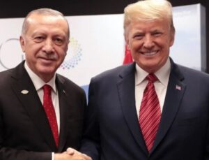SON DAKİKA! Cumhurbaşkanı Erdoğan Trump ile görüştü