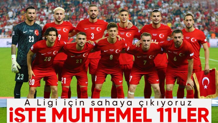 Türkiye, Galler ile karşılaşacak: İşte olası 11’ler