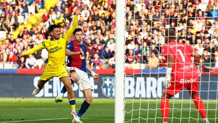 Barcelona, Las Palmas’a boyun eğdi