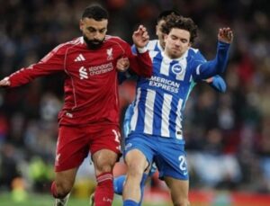 Liverpool, Ferdi’li Brighton’ı yenerek eledi