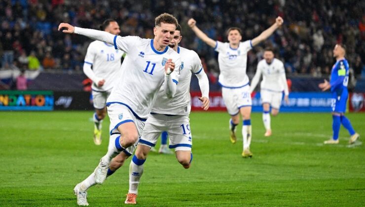 Slovakya’yı 4 golle geçen Kosova, Türkiye’nin rakibi oldu