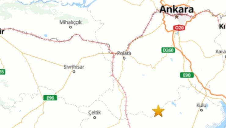 SON DAKİKA! Ankara’da 4.1 büyüklüğünde zelzele