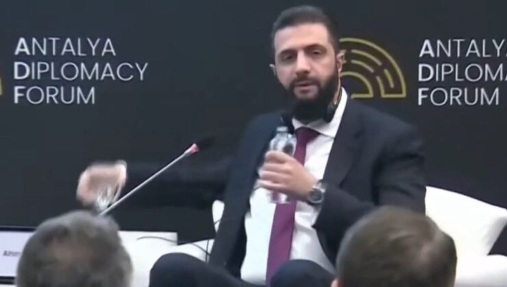 Ahmed Şara’dan Antalya’da su şişesi göndermesi: Britanya’dan daha yeterli