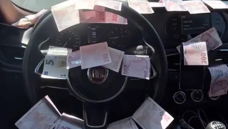 Bir taksici günlük çıkarını paylaştı