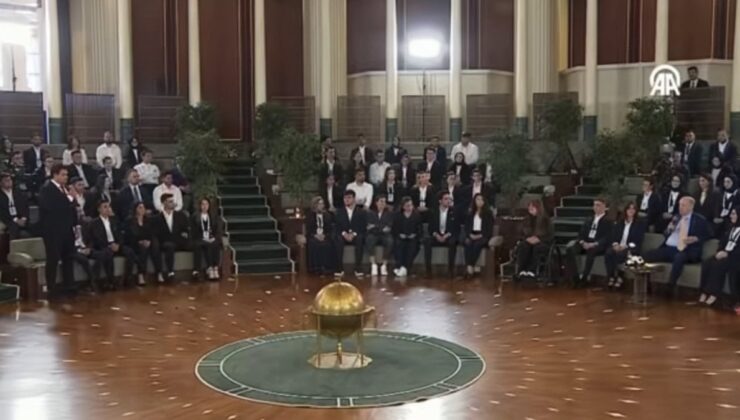 Cumhurbaşkanı Erdoğan ve İstek Kayaalp ortasında samimi diyalog: Amaç olimpiyat şampiyonluğu