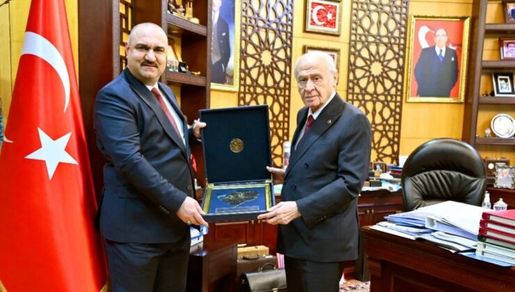 Devlet Bahçeli, Kerkük Valisi Muhammed Seman Ağa’yı Kabul Etti