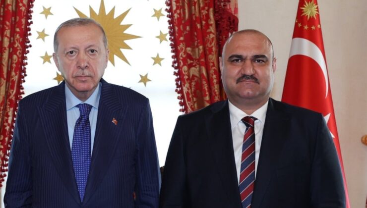 Cumhurbaşkanı Erdoğan, Kerkük Valisi Mehmet Seman Ağa’ı kabul etti