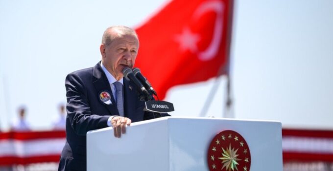 Cumhurbaşkanı Erdoğan, Polonyalı mevkidaşı ile ortak basın toplantısında konuşuyor