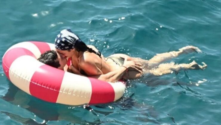 Dua Lipa ve Callum Turner balayında! Temas etmeden duramıyorlar