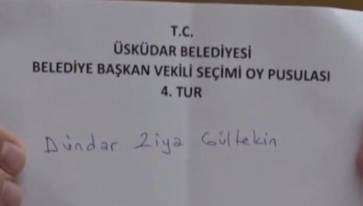 Üsküdar Belediye Lider Vekili seçimlerine sayılmayan oylar gölge düşürdü